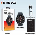 New Zeblaze Btalk 3 PRO Smart Watch 1.43" AMOLED Display Bluetooth Phone Calls Smartwatch Health and Fitness Tracking