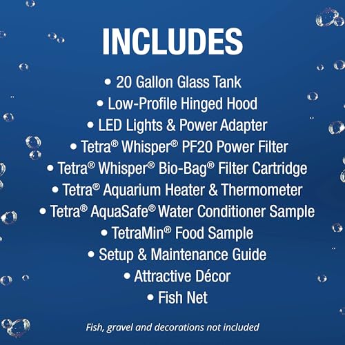 20 Gallon Complete Tropical Fish Tank Kit