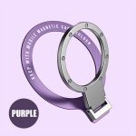 Cell Phone Ring Holder Stand Finger Grip Degree Rotation Kickstand Compatible iPhones Wireless charging