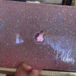 For Apple logo decal, Iphone logo sticker, Glitter Apple decal, Foil Apple Sticker, Rose Gold Apple logo Decal, Iphone logo decal