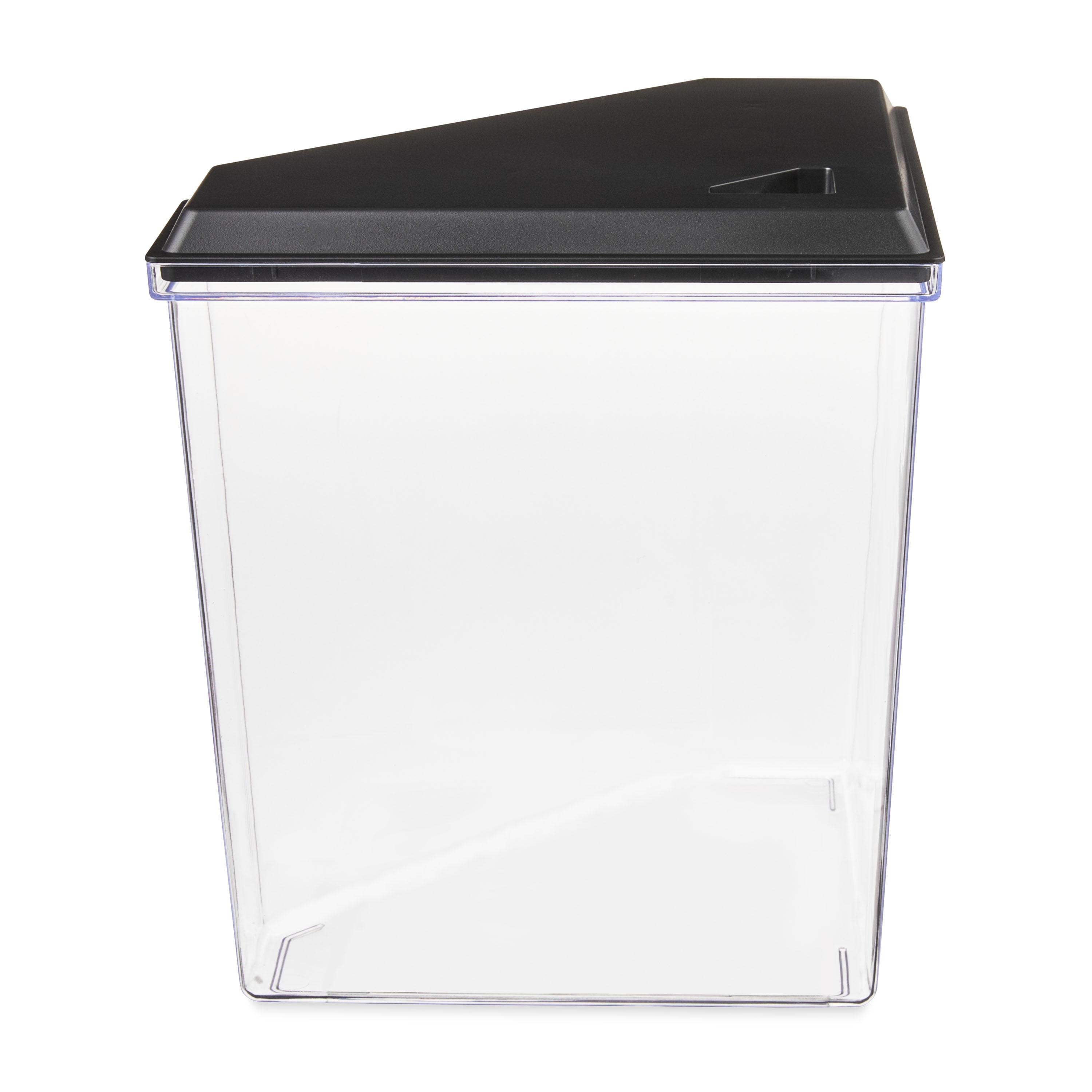 Black 1 Gallon Plastic Aquarium Tank - Aqua Culture