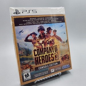 Company of Heroes 3 PS5 Console Launch Edition w/ Steelbook! New / Sealed 