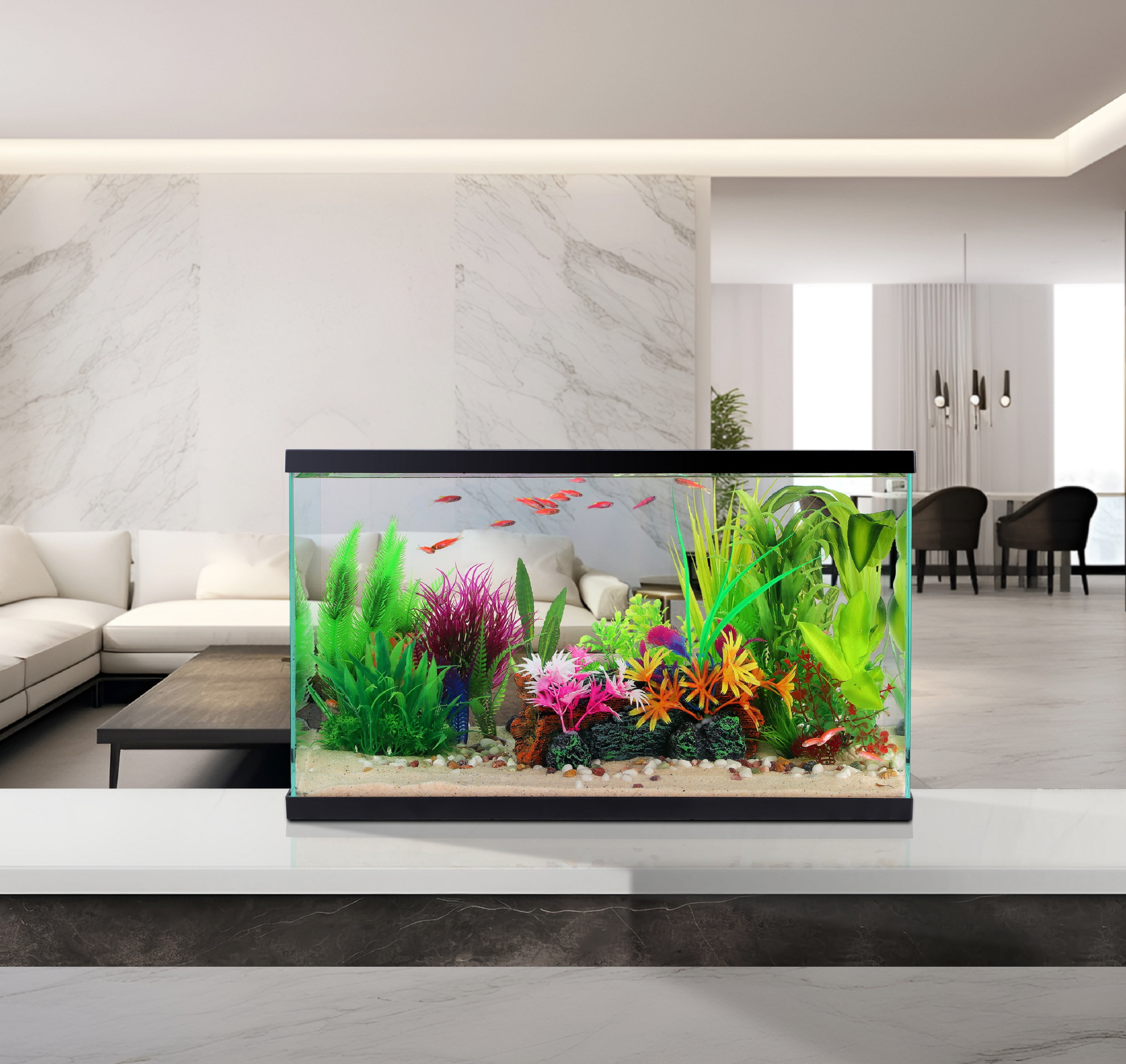 10 Gallon Clear Glass Aquarium Tank