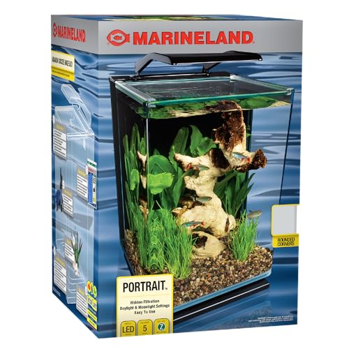 Marineland 5 Gallon Portrait LED Aquarium Kit