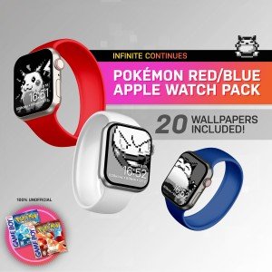 Pokemon Red/Blue (GB) Custom Apple Watch Wallpapers I Retro Game Theme | Custom Wallpapers | watchOS