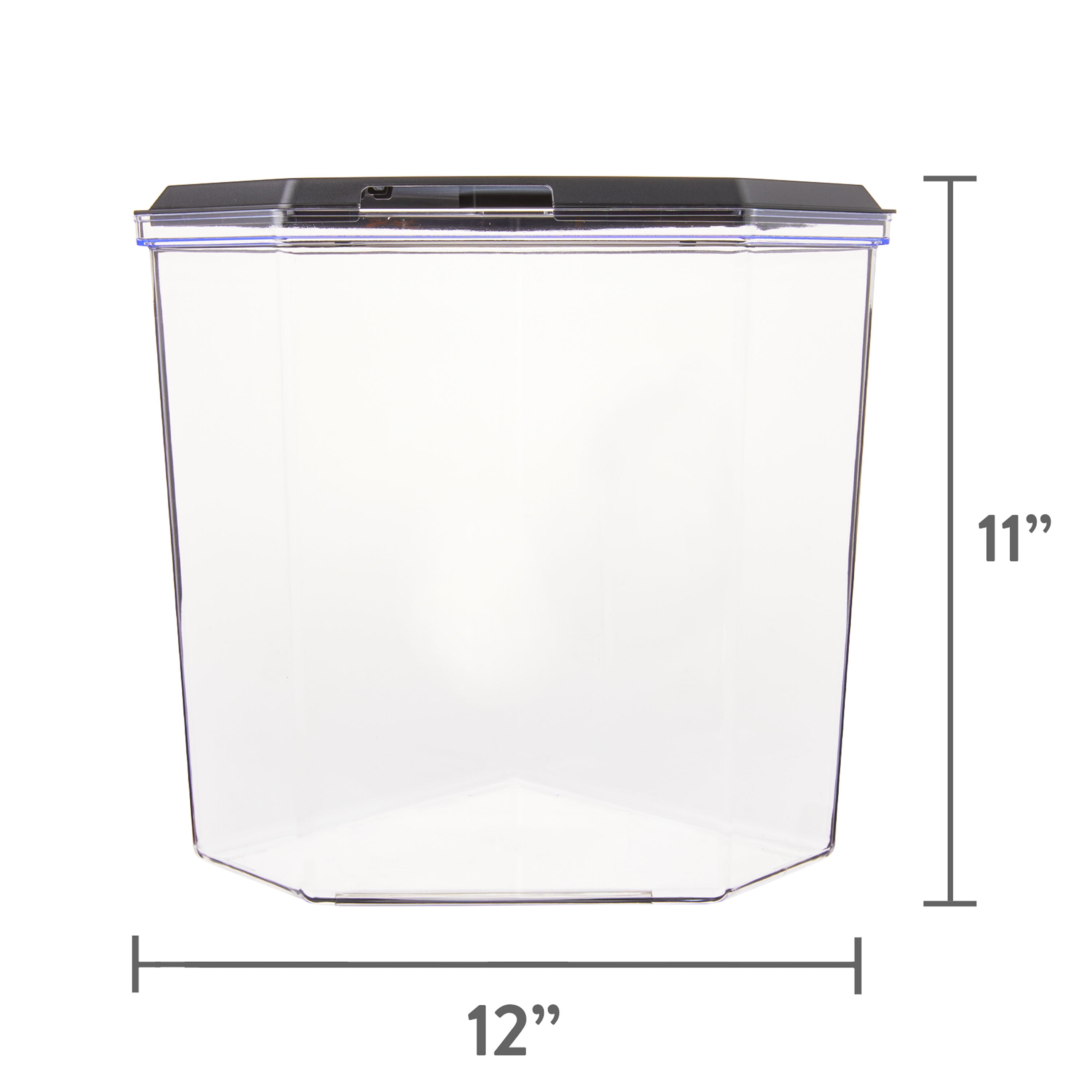 Aqua Culture 2.5 Gallon Black Aquarium Tank