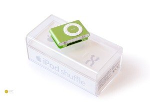 Full set! iPod Shuffle 2G Apple Green Original mp3 Player in Box Manual Earpods 2nd 2. Generation Classic 1GB 2006