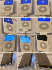 Sale ! APPLE IPOD Silver White 30Gb Early Iphone Style 2000s Vintage Audio Music Original Powers on As is Free Shipping