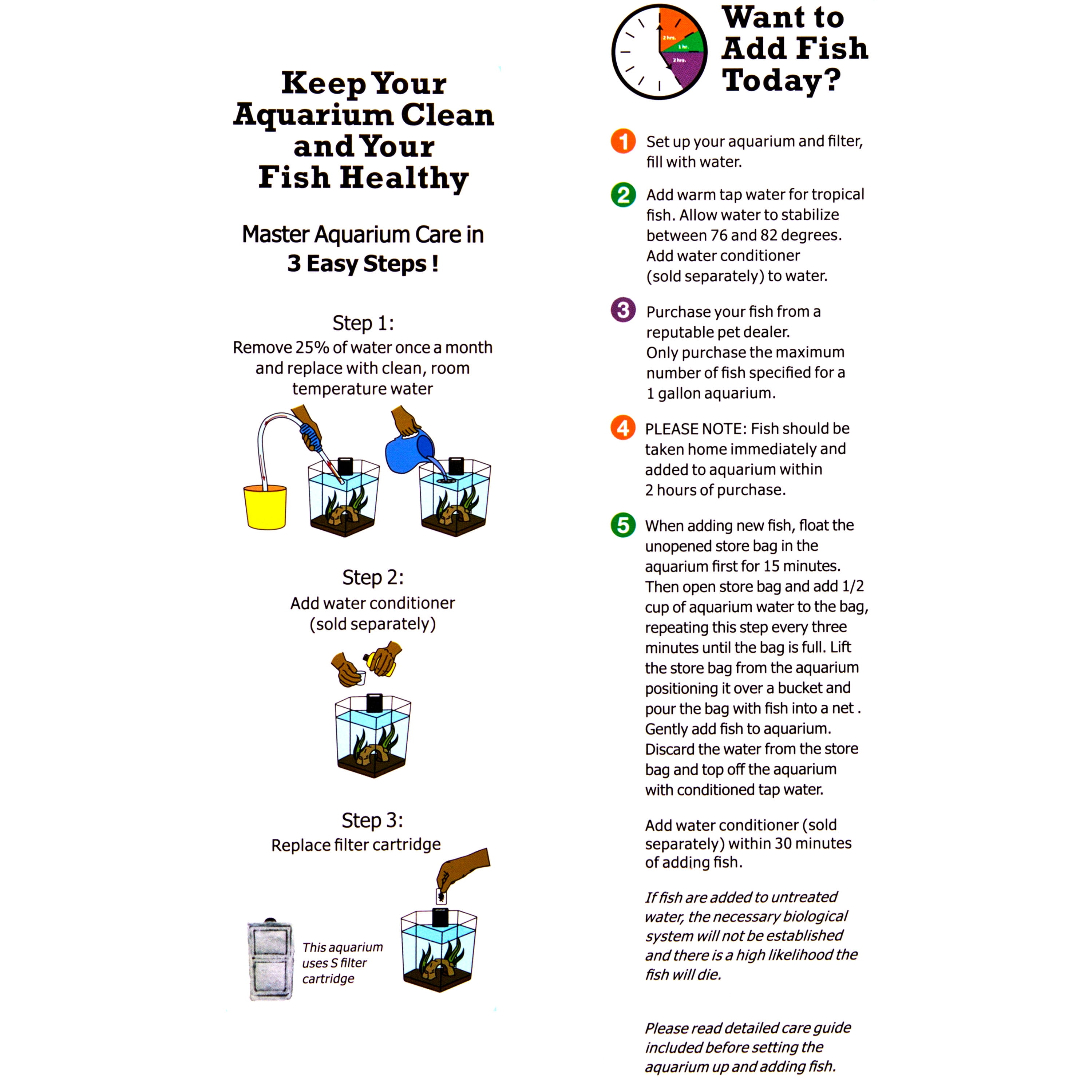 Black 1 Gallon Plastic Aquarium Tank - Aqua Culture