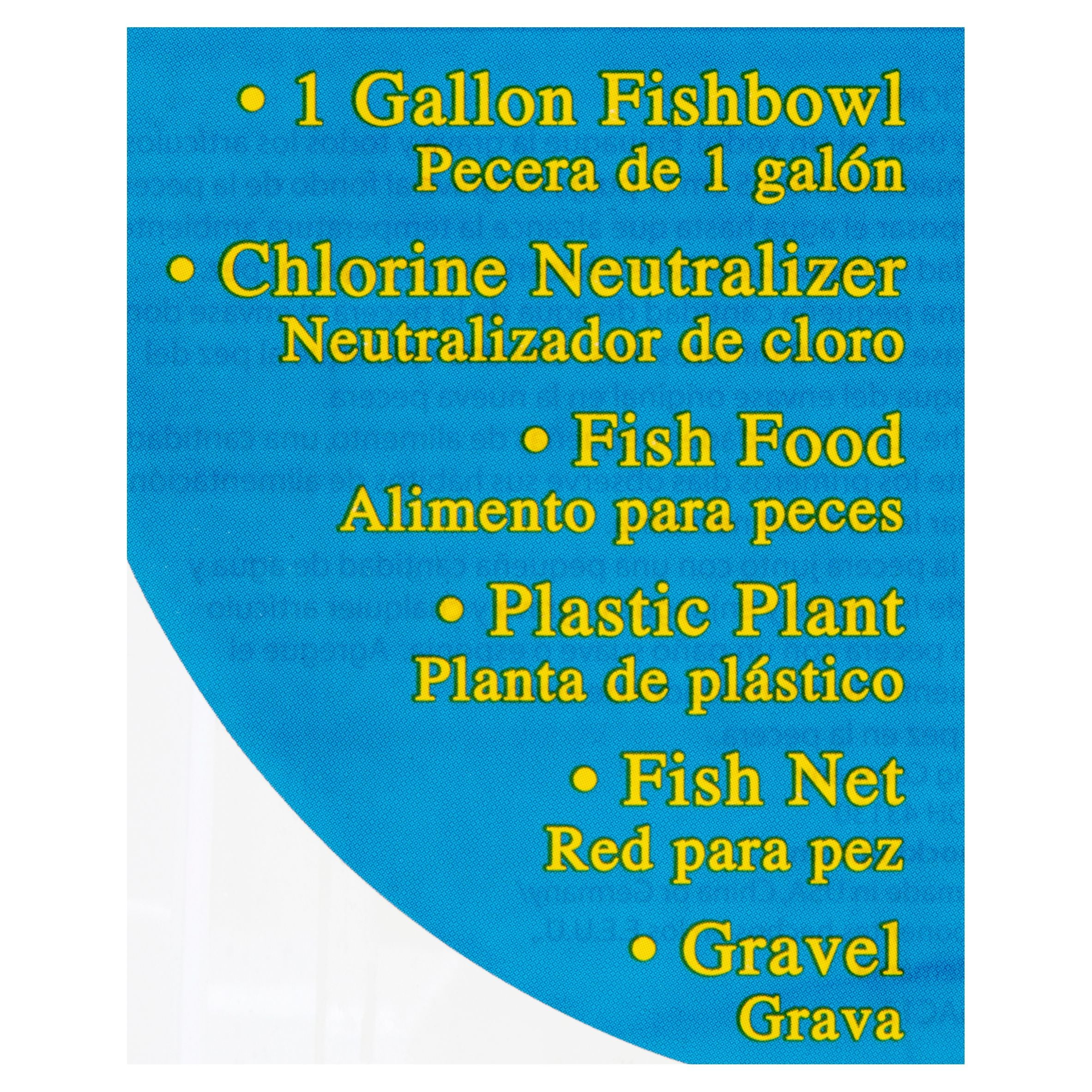 Aqua Culture 1 Gallon Glass Fish Bowl Kit