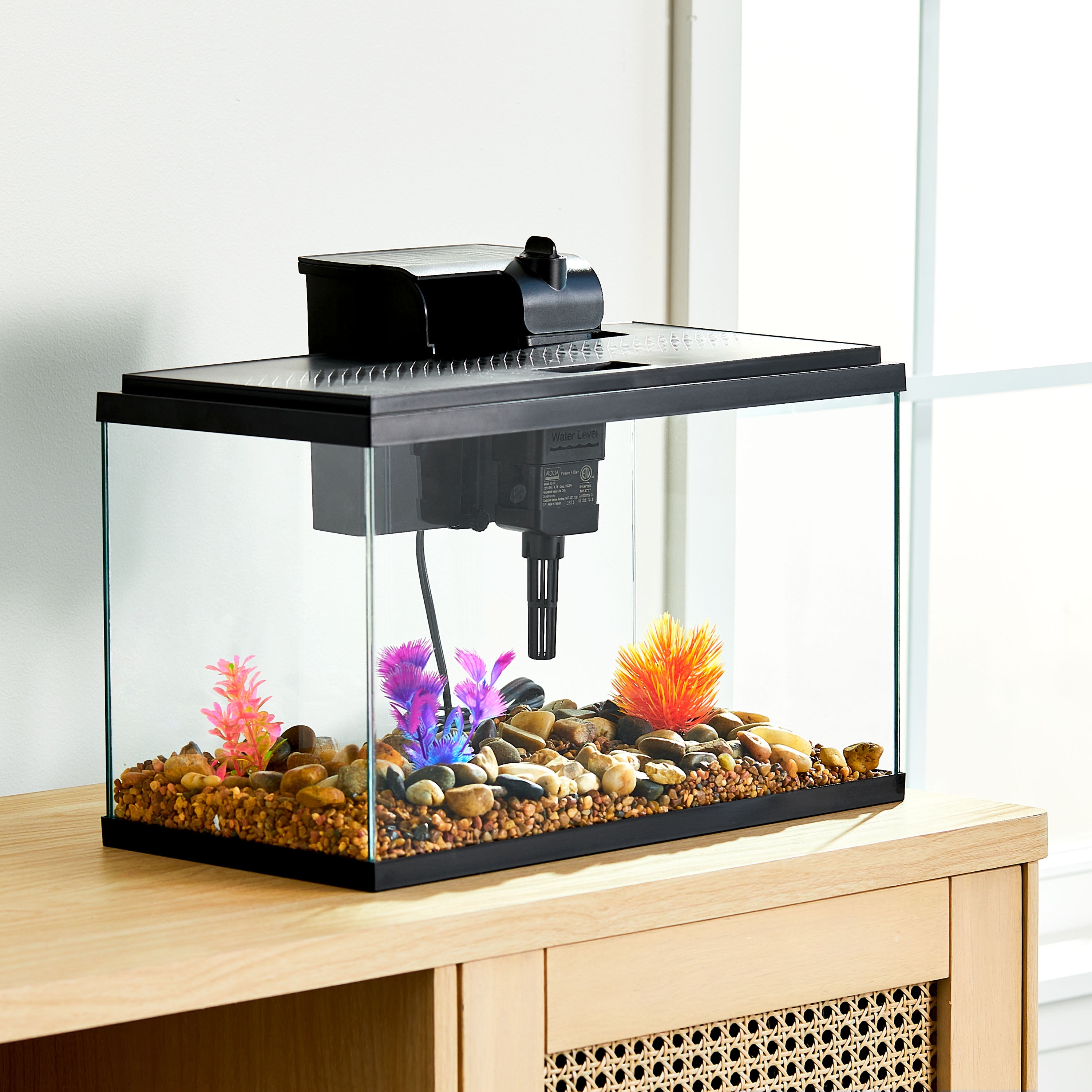 Aqua Culture 5 Gallon Glass Aquarium Kit