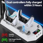 PS5 Cooling Stand & Controller Charging Dock