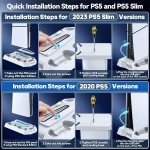 PS5 Cooling Stand & Controller Charging Dock