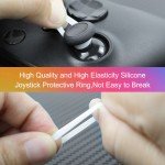 8-Pack Elastic Joystick Rubber Rings for Gaming