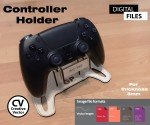 Laser Cut Controller Stand SVG files for Games
