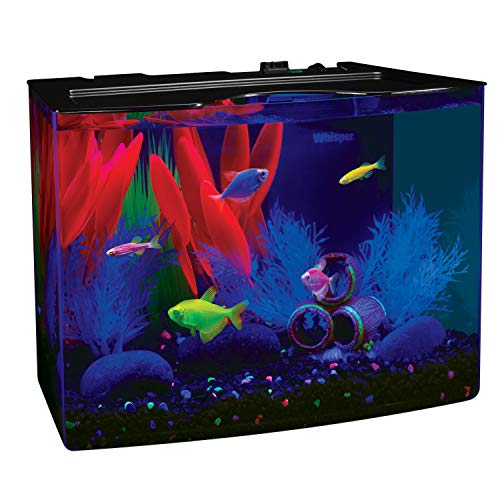GloFish 5-Gallon Crescent Aquarium Kit with LED