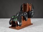 Gamer Controller and Headphones Stand Docking Station