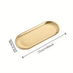 Gold Stainless Steel Dining and Dessert Plate