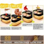 4-Hole Non-Stick Omelette and Pancake Pan