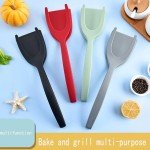 Silicone Handle Egg and Steak Spatula Tongs