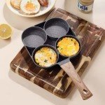 4-Hole Non-Stick Omelette and Pancake Pan