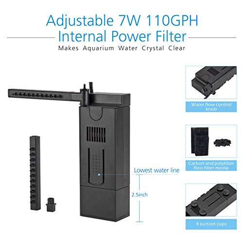 Hygger Horizon 8 Gallon LED Aquarium Kit