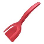 Silicone Handle Egg and Steak Spatula Tongs
