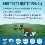 Organic Grass-Fed Beef Sirloin Steaks, 12 oz Pair