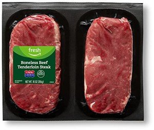 Saintiger USDA Choice Boneless Beef Tenderloin Steak