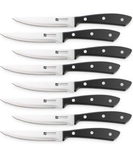 Premium 8-Piece German Stainless Steel Steak Knife Set