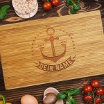 Personalized Bamboo or Beech Engraved Cutting Board