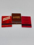Steakhouse Match Book Collector Set of 3