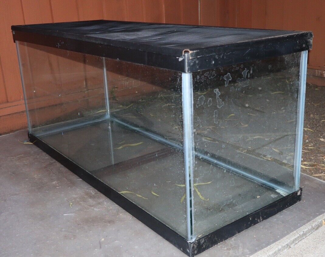 75 Gallon Aquarium Fish Tank with Screen Cover
