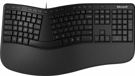 Microsoft Ergonomic Wired Mechanical Keyboard with Palm Rest