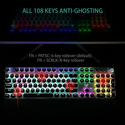 AULA F2088 Retro Mechanical Gaming Keyboard