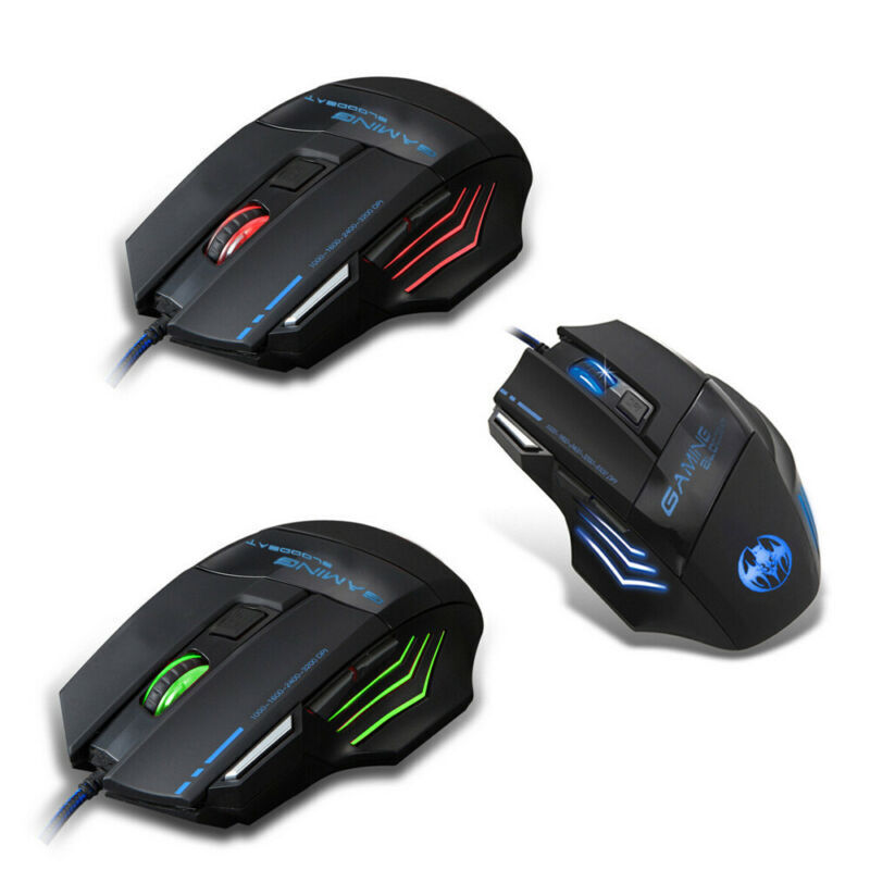 LED Backlit Wired Gaming Keyboard & Mousepad Set