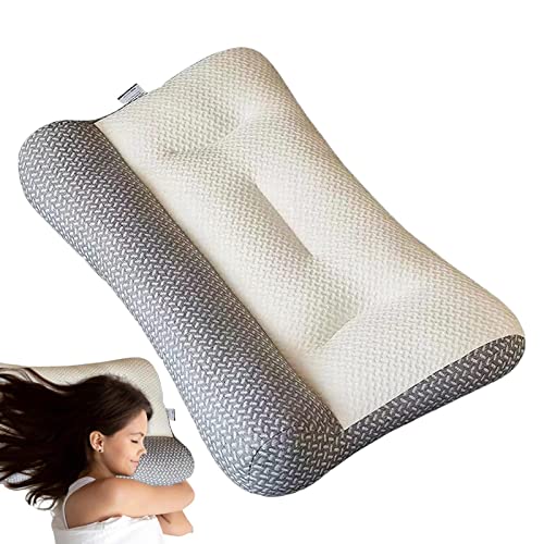 Adjustable Ergonomic Orthopedic Bed Pillow for Neck & Shoulder