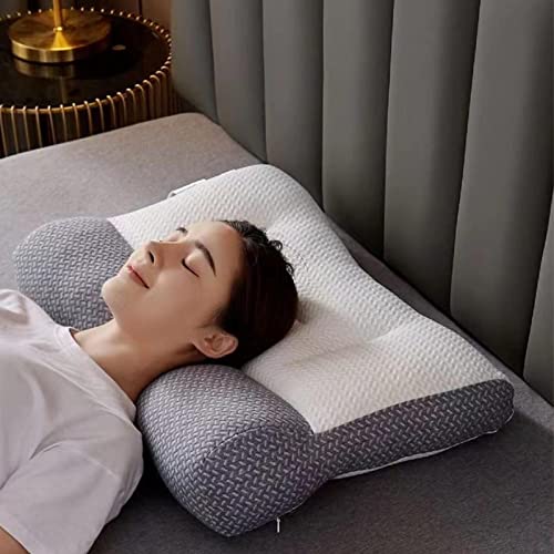 Adjustable Ergonomic Orthopedic Bed Pillow for Neck & Shoulder