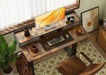 Claiks Adjustable Electric Standing Desk with Drawers