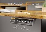 Claiks Adjustable Electric Standing Desk with Drawers