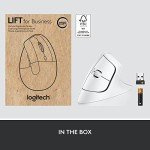Logitech Lift Vertical Ergonomic Wireless Mouse - Off White