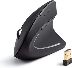 Anker Wireless Vertical Ergonomic Optical Mouse - Black