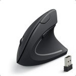 Anker Wireless Vertical Ergonomic Optical Mouse - Black