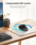 Anker Wireless Vertical Ergonomic Optical Mouse - Black