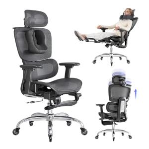 LarkLeaves Ergonomic Office Chair with Footrest