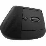 Logitech Lift Vertical Ergonomic Wireless Mouse - Graphite
