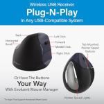 Evoluent VerticalMouse 4 Wireless Ergonomic Mouse
