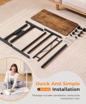 Adjustable Mobile Standing Desk with Wheels