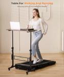 Adjustable Mobile Standing Desk with Wheels