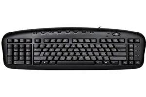 Left-Handed Ergonomic Keyboard with 8 Hotkeys